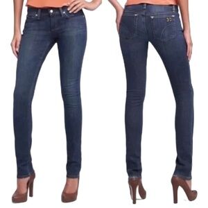 Sz26 Joe’s Jeans Ankle Chelsea in Halle Wash zipper Hem Denim in VGUC